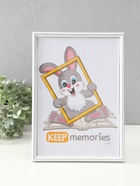 Набор фоторамок для фото 21×30 см Keep memories «Гамма», с подножкой, 3 шт., (пластиковый экран), серебро - фото 809256297