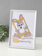 Набор фоторамок для фото 21×30 см Keep memories «Гамма», с подножкой, 3 шт., (пластиковый экран), серебро - фото 809256298