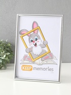 Набор фоторамок для фото 21×30 см Keep memories «Радуга», с подножкой, 3 шт., (пластиковый экран), серебро - Фото 3