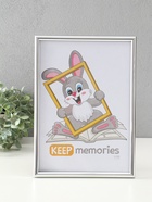 Набор фоторамок для фото 21×30 см Keep memories «Радуга», с подножкой, 3 шт., (пластиковый экран), серебро - Фото 3