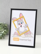 Набор фоторамок для фото 21×30 см Keep memories «Радуга», с подножкой, 3 шт., (пластиковый экран), чёрный - фото 809256313