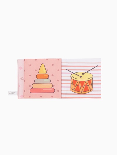 Книжка-шуршалка Крошка Я «Мои игрушки», 12×12 см