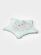 Блюдо новогоднее сервировочное Доляна «Зверьки в лесу», d=19.5 см, стекло, белое, зелёное - Фото 4