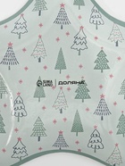 Блюдо новогоднее сервировочное Доляна «Ёлочка», d=14.5 см, стекло, белое, зелёное - фото 58054406