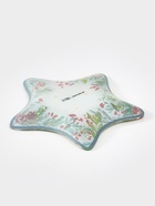 Блюдо новогоднее сервировочное Доляна «Еловые ветки», d=15 см, стекло, белое, зелёное - Фото 4