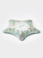 Блюдо новогоднее сервировочное Доляна «Еловые ветки», d=19.5 см, стекло, белое, зелёное - Фото 4