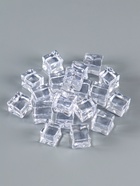 Декор искусственный лёд из пластика «Льдинка», 27 мм, набор 20 шт., 330 г, прозрачный - Фото 2