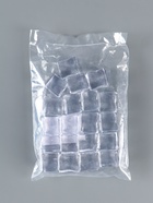 Декор искусственный лёд из пластика «Льдинка», 27 мм, набор 20 шт., 330 г, прозрачный - Фото 3