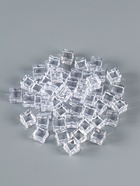 Декор искусственный лёд из пластика «Льдинка», 17 мм, набор 50 шт., 260 г, прозрачный - фото 809256635