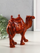 Фигурка полистоун «Верблюд с седлом с сумкой», под дерево, 21×9×20 см - фото 809256643 Фигурка полистоун «Верблюд с седлом с сумкой», под дерево, 21×9×20 см - фото 809256643