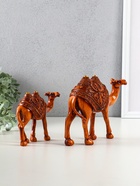 Набор фигурок полистоун «Двугорбые верблюды», под дерево, 2 шт. - фото 809256648 Набор фигурок полистоун «Двугорбые верблюды», под дерево, 2 шт. - фото 809256648