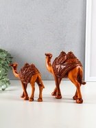 Набор фигурок полистоун «Двугорбые верблюды», под дерево, 2 шт. - фото 809256649 Набор фигурок полистоун «Двугорбые верблюды», под дерево, 2 шт. - фото 809256649