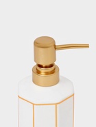 Набор для ванной «Равновесие», 2 предмета, дозатор для мыла, стакан, белый - фото 809256673