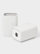 Набор для ванной «Кристаль», 4 предмета, дозатор для мыла, 2 стакана, мыльница - фото 809256684