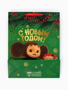 Пакет подарочный «Новый год: Лошадь 2026», Чебурашка, L 31×40×11.5 см 10885391