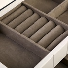 УЦЕНКА Шкатулка дерево для украшений «Клетка» белая 13.8×16.5×24 см - Фото 3