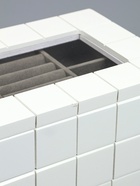 УЦЕНКА Шкатулка дерево для украшений «Клетка» белая 13.8×16.5×24 см - Фото 7