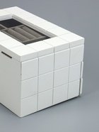 УЦЕНКА Шкатулка дерево для украшений «Клетка» белая 13.8×16.5×24 см - Фото 8