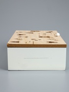 УЦЕНКА Шкатулка дерево с делениями «Лесные звери» 23×15×8.3 см 10941838