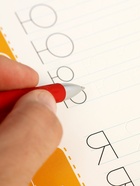 Прописи с углублениями и наклейками «Печатные буквы», 40 стр. - фото 809448061