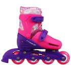 УЦЕНКА Набор: коньки детские раздвижные Snow Cat, с роликовой платформой, защита, р. 30-33 - Фото 15