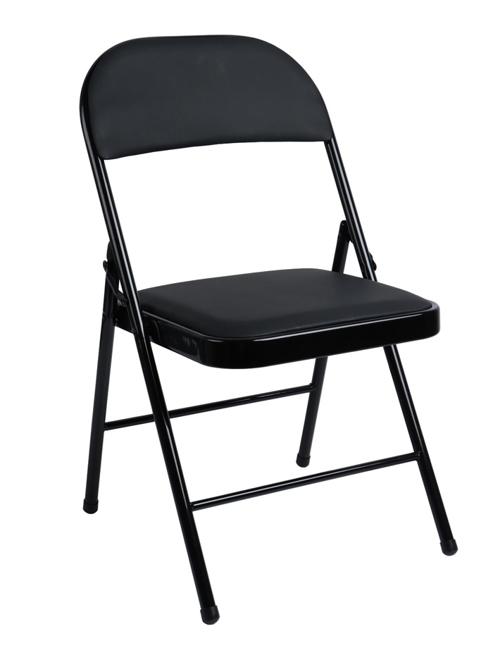 УЦЕНКА Стул складной, черный - Фото 1