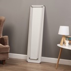 УЦЕНКА Зеркало интерьерное напольное, акрил, 35×125 см, белое, - Фото 3