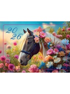 Календарь 2026 карманный «Конь с цветами» - Фото 2
