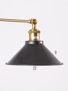 УЦЕНКА Бра «Гамбия» 1×40 Вт Е27 чёрный 22×22×27 см - Фото 10
