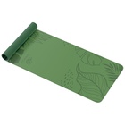 УЦЕНКА Коврик для фитнеса и йоги Sangh Tropics, нескользящий, 183×61×0.6 см, зелёный - Фото 11