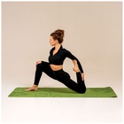 УЦЕНКА Коврик для фитнеса и йоги Sangh Tropics, нескользящий, 183×61×0.6 см, зелёный - Фото 10