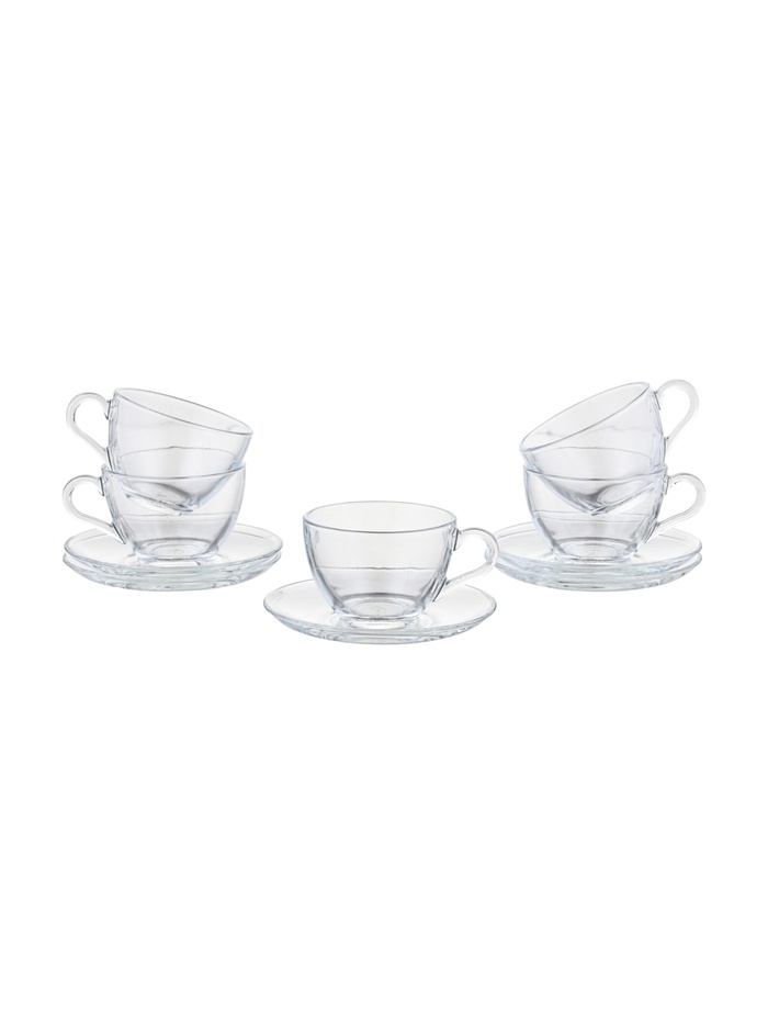 УЦЕНКА Набор чайный кружка + блюдце, 10 предметов на 5 персон Basic - Фото 1