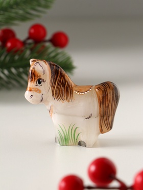 Фигурка «Лошадка Селена», 6×5.5 см, селенит