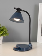 УЦЕНКА Настольная лампа «Парасоль» LED, от USB/АКБ 6 Вт сенсор 3000-6000 синий 14×10×37 см RISALUX - Фото 6