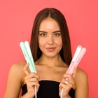 УЦЕНКА Выпрямитель Luazon LW-27, мини, 25 Вт, керамическое покрытие, 180°C, бирюзовый - Фото 3