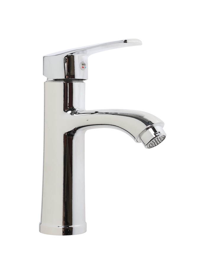 УЦЕНКА Смеситель для раковины ZEIN Z3692, однорычажный, высота излива 9 см, хром - Фото 1