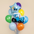 Воздушный шар фольгированный 19" «Синий трактор, С Днем Рождения!» - Фото 3