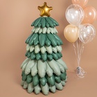 Воздушный шар фольгированный 51" «Новогодняя ёлка», под воздух - Фото 2