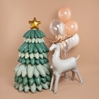 Воздушный шар фольгированный 51" «Новогодняя ёлка», под воздух - Фото 3