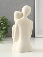 Бюст полистоун «Влюблённые - объятия», песочный, 9×7.5×19.5 см - Фото 3