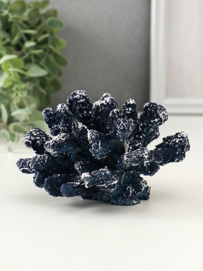 Фигурка полистоун «Коралл синий», 12×11×8.5 см