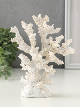 Фигурка полистоун «Коралл белый», 14.5×5.5×17.5 см