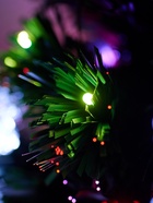 Ёлка светодиодная «Снежинки» 90 см, диаметр нижнего яруса 45 см, 80 веток, мигание, свечение мульти - Фото 8