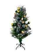 Ёлка светодиодная «Пушистая» 120 см, диаметр нижнего яруса 70 см, 100 веток, 8 режимов, свечение тёплое белое - Фото 6