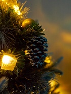 Ёлка светодиодная «Пушистая» 150 см, диаметр нижнего яруса 85 см, 137 веток, 8 режимов, свечение тёплое белое - Фото 3