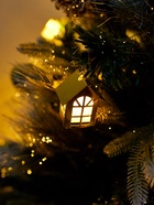 Ёлка светодиодная «Пушистая» 150 см, диаметр нижнего яруса 85 см, 137 веток, 8 режимов, свечение тёплое белое - Фото 6