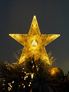 Ёлка светодиодная «Пушистая» 150 см, диаметр нижнего яруса 85 см, 137 веток, 8 режимов, свечение тёплое белое - Фото 6