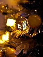 Ёлка светодиодная «Пушистая» 180 см, диаметр нижнего яруса 95 см, 185 веток, 8 режимов, свечение тёплое белое - Фото 8