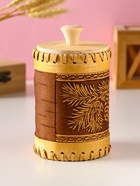 Туес шитый «Шишки», банка для хранения, береста - Фото 2