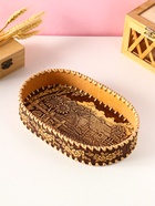 Сухарница овальная «Деревенька», 23.5×16×5×4.5 см, береста 10932537